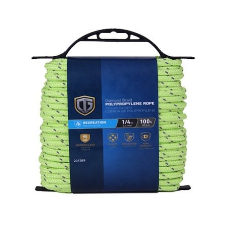 Richelieu 14x100 Lime Ref Rope 643521